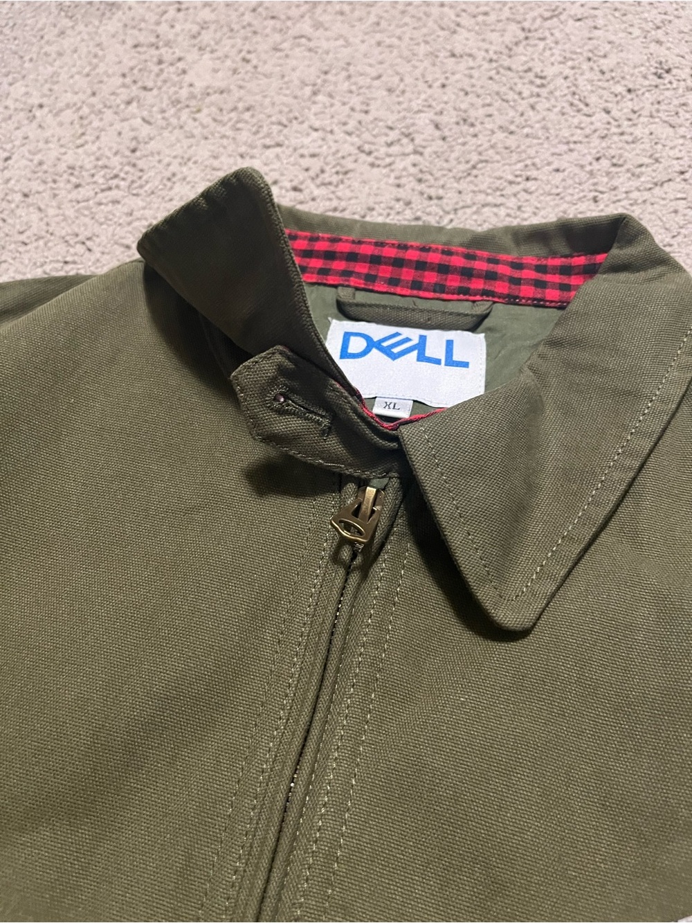 NWOT Vintage 1990s Dell Computer Canvas Jacket - Picture 8 of 10